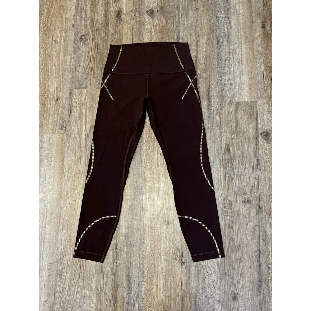 Lululemon Womens Align High-Rise Pant Gold French Press Size 8